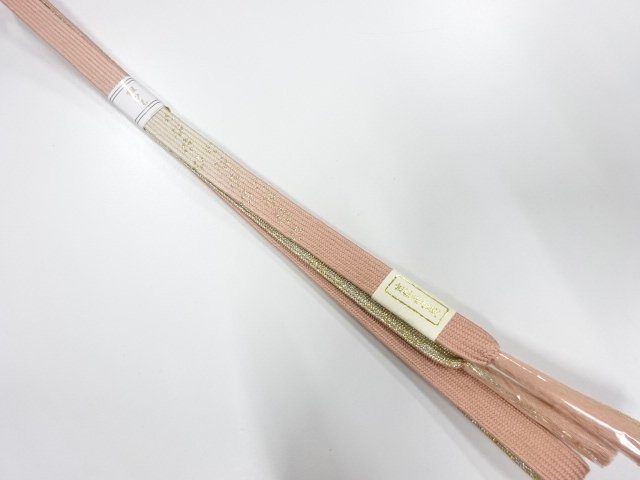 JAPANESE KIMONO / UNUSED KOREI HAND-TIED OBIJIME